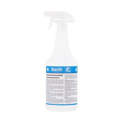Sterill 1l Przeznaczony do dezynfekcji małych, trudno dostępnych powierzchni i sprzętu medycznego ze spryskiwaczem